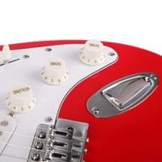 Timeless Tools Elektromos gitár szett kezdőknek, ajándék erősítővel-piros