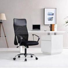 Timeless Tools Ergonomikus irodai szék magasított háttámlával - fekete