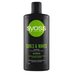 Syoss Curls & Waves (Shampoo) sampon göndör és hullámos hajra (Mennyiség 440 ml)