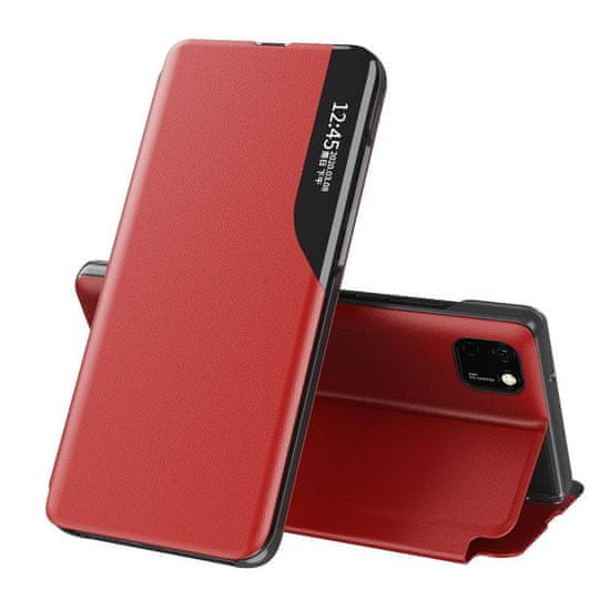 MG Eco Leather View könyv tok Xiaomi Mi 10T / Mi 10T Pro, piros