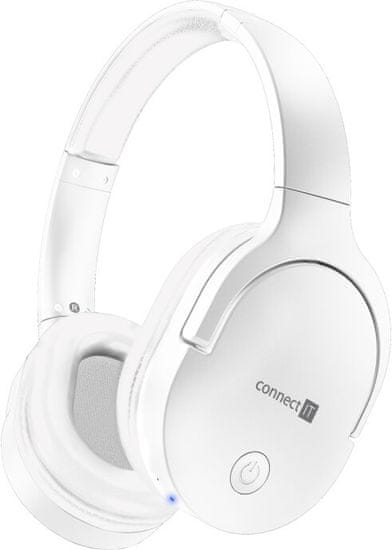 Connect IT Vezeték nélküli fejhallgató (CHP-0500-WH), fehér