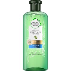 Herbal Essences Hidratáló sampon Potent Aloe + Bamboo (Strength & Moisture Shampoo) (Mennyiség 380 ml)