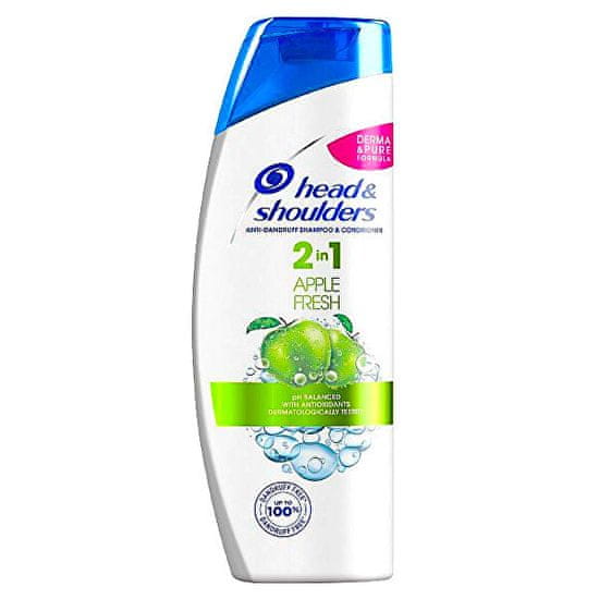 Head & Shoulders 2 az 1-ben korpásodás elleni sampon és hajbalzsam Fresh (Anti-Dandruff Shampoo & Conditioner) 450 ml