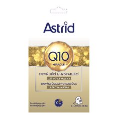 Astrid Bőrfeszesítő és hidratáló textilmaszk az első ráncokra koenzimmel Q10 Miracle 1 db
