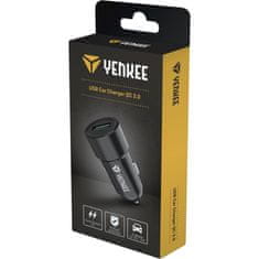 Yenkee YAC 2030 USB Autós töltő QC 3.0