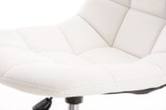 BHM Germany Emil irodai szék, műbőr, fehér