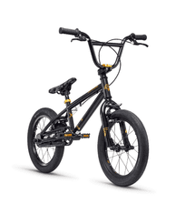 S'COOL Gyermek kerékpár XtriX mini 16 fekete/aranyszínben