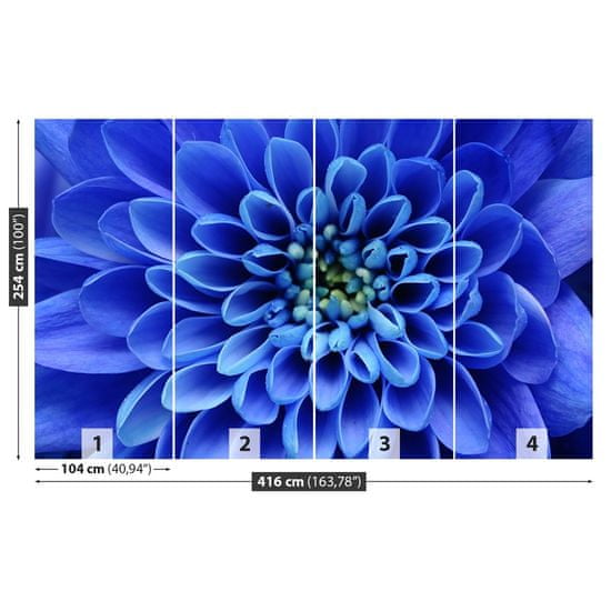tulup.hu Fotótapéta kék virág