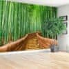 Fotótapéta bambusz erdő Vlies tapéta 104x70 cm