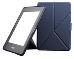 Amazon Origami OR46 - Amazon Kindle 6, Paperwhite 1, 2, 3 sötétkék - mágnes, állvány