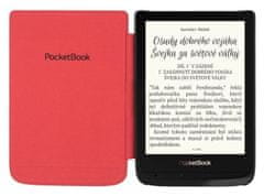 PocketBook Pocketbook HPUC-632-R-F Shell RED virágok Pocketbook 616/617/627/628/632/633 tokhoz