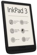 PocketBook 740 InkPad 3 - fekete, 8 GB, WiFi, 7,8 hüvelykes kijelző