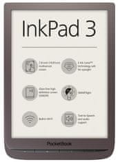 PocketBook 740 InkPad 3 - sötétbarna, 8 GB, WiFi, 7,8 hüvelykes kijelző