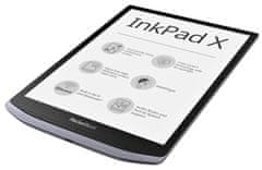 PocketBook PocketBook 1040 Inkpad X - metálszürke (szürke), 32 GB, WiFi, 10.3 kijelző