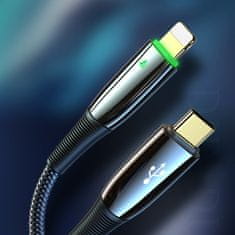 Dux Ducis K-IV kábel USB-C / Lightning PD 2A 18W 2m, fekete