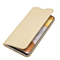 Dux Ducis Skin Pro bőr könyvtok Samsung Galaxy A42 5G, arany