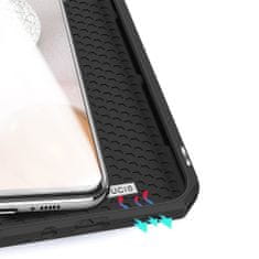 Dux Ducis Skin X bőr könyvtok Samsung Galaxy A42 5G, fekete