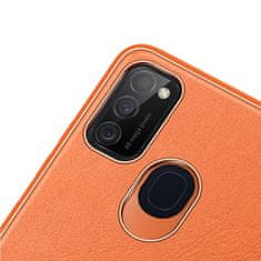 Dux Ducis Yolo bőr tok Samsung Galaxy M30s, narancssárga
