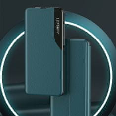 MG Eco Leather View könyv tok Samsung Galaxy A52 5G/4G, fekete
