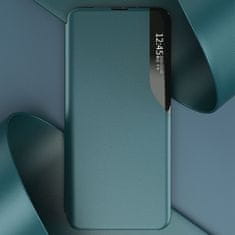 MG Eco Leather View könyv tok Samsung Galaxy A52 5G/4G, fekete