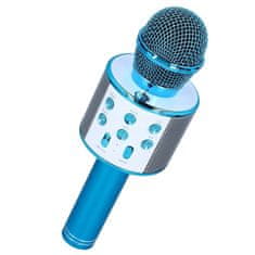 MG Bluetooth Karaoke mikrofon hangszóróval, kék