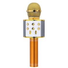MG Bluetooth Karaoke mikrofon hangszóróval, arany