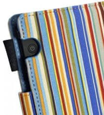 Lente Designs Lente Designs LD05 tok Amazon Kindle Voyage-hoz - Sienna Stripes motívum