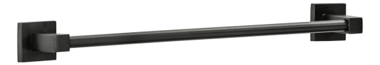 Fackelmann Mozgatható törölközőtartó 49,5x5x7 cm NEW YORK, matt fekete