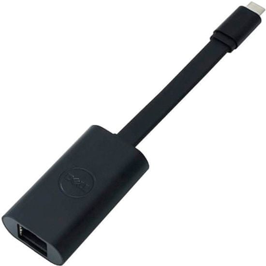 DELL Redukció USB-C (M) Ethernethez RJ45 (PXE indítás)/gigabit/1Gbps, 470-ABND