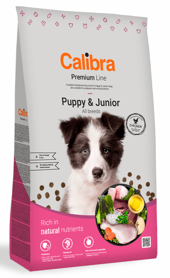 Calibra Dog Premium Line Puppy & Junior, 3 kg, NEW