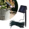 Timeless Tools 100 LED-es napelemes kerti fényfüzér-10 méteres-meleg fehér
