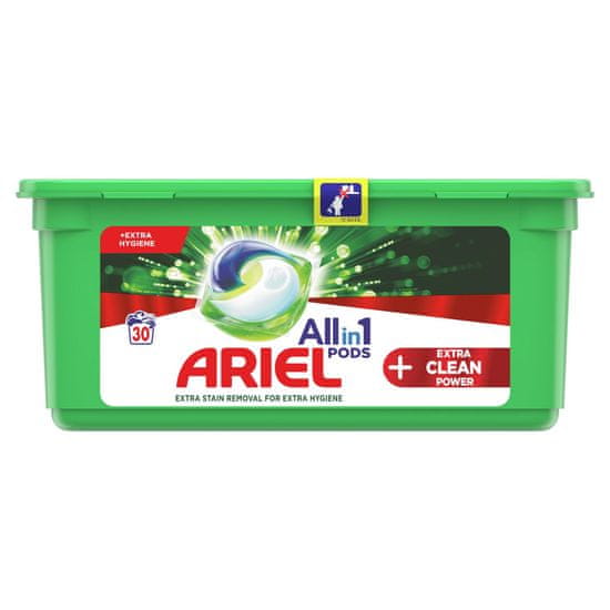 Ariel All-In-1 PODs + Extra Clean Power mosókapszula, 30 mosás