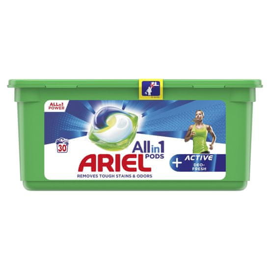 Ariel All-In-1 PODs + Activ Odor Defense mosókapszula, 30 mosás
