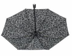 Doppler Női összecsukható esernyő Black&white 7441465BW05