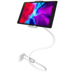 Kaku Lazy Holder flexibilis mobil és tablet tartó max 10.6'', fehér