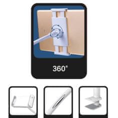 Kaku Lazy Holder flexibilis mobil és tablet tartó max 10.6'', fehér