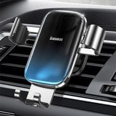BASEUS Glaze Gravity autós telefontartó ventilációs rácsba, fekete