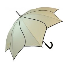 Blooming Brollies Női kilövő botesernyő Beige Swirl EDSSWBE