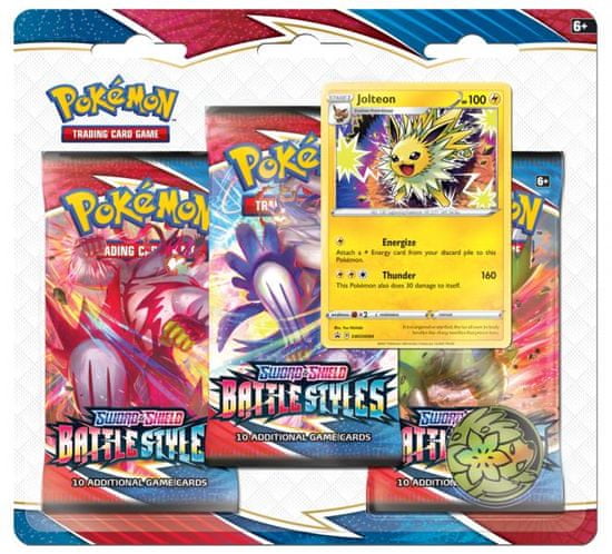 Pokémon TCG: SWSH05 Battle Styles - 3 Blister Booster Jolteon