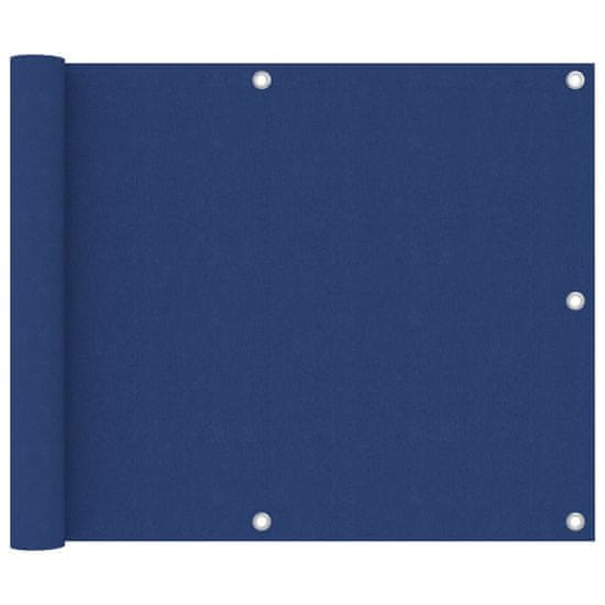 shumee kék oxford-szövet erkélynapellenző 75 x 400 cm