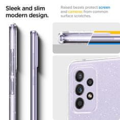Spigen Liquid Crystal szilikon tok Samsung Galaxy A52 5G/4G, glitter átlátszó