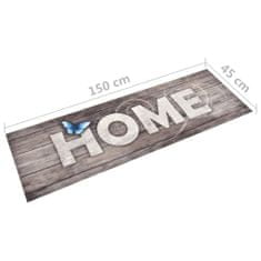 shumee „Home” feliratú, mosható konyhai szőnyeg 45 x 150 cm