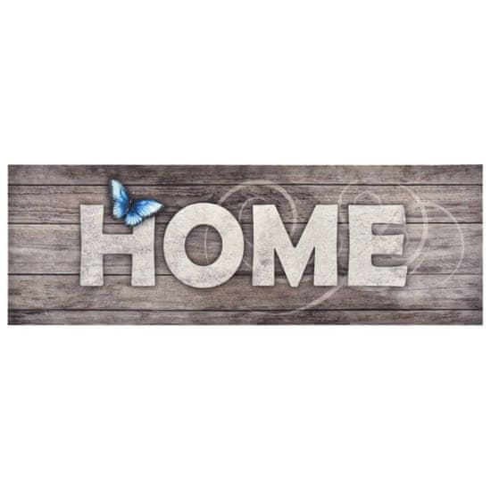Greatstore „Home” feliratú, mosható konyhai szőnyeg 45 x 150 cm