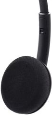 Sandberg MiniJack Office Saver headset mikrofonnal, fekete