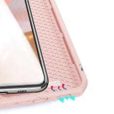 Dux Ducis Skin X bőr könyvtok Samsung Galaxy A72 4G, rózsaszín