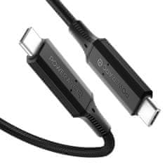 Spigen Powerarc kábel USB-C / USB-C PD 100W 2A 1m, fekete
