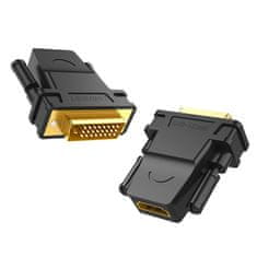 Ugreen 20124 adapter DVI - HDMI, M/F, fekete