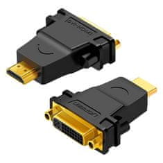 Ugreen 20123 adapter HDMI - DVI, M/F, fekete