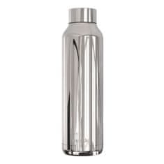 QUOKKA Solid, Rozsdamentes acél palack / termosz Sleek Silver, 630ml, 57600