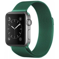 4wrist Milánói acél szíj Apple Watch - Zöld 42/44/45 mm